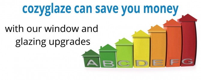 CozyGlaze can save you money with our A-Rated windows, by upgrading your windows and improving the energy rating of your home - double glazing replacement throughout Ireland